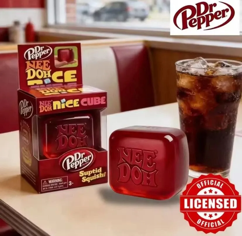 Dr Pepper Nice Cube Squishy Fidget Stress Toy