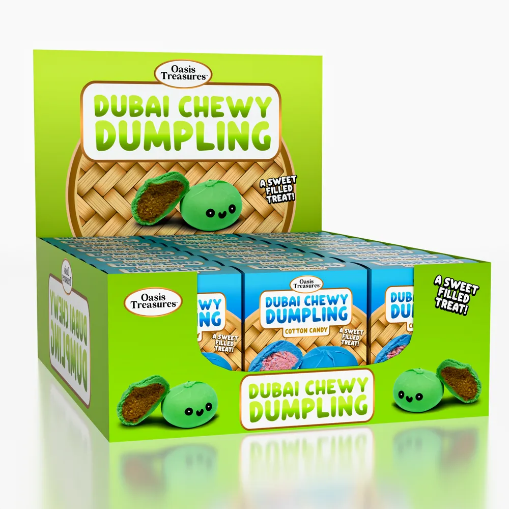 Dubai Dumpling Cotton Candy Flavor Korean Chewy Cookie by Oasis Treasures (90g) — photo 5