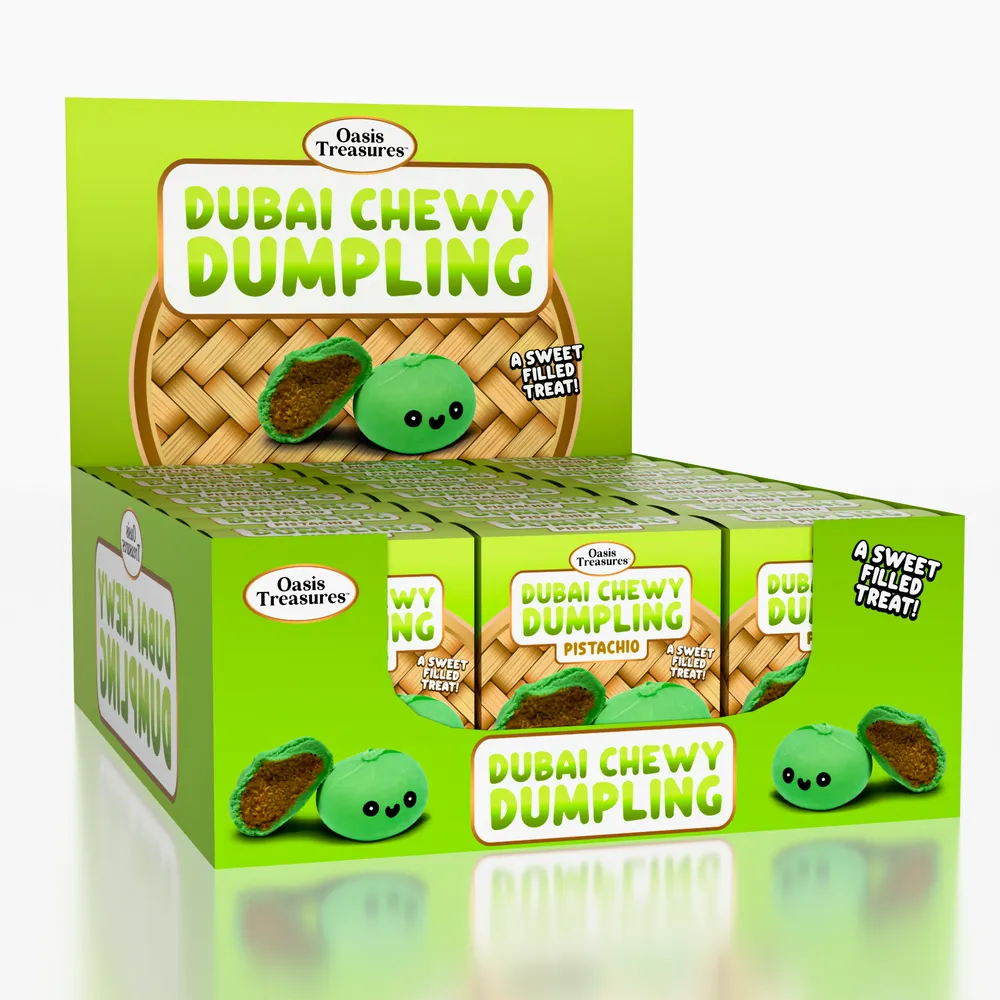 Dubai Dumpling Pistachio Flavor Korean Chewy Cookie by Oasis Treasures (90g) — photo 5