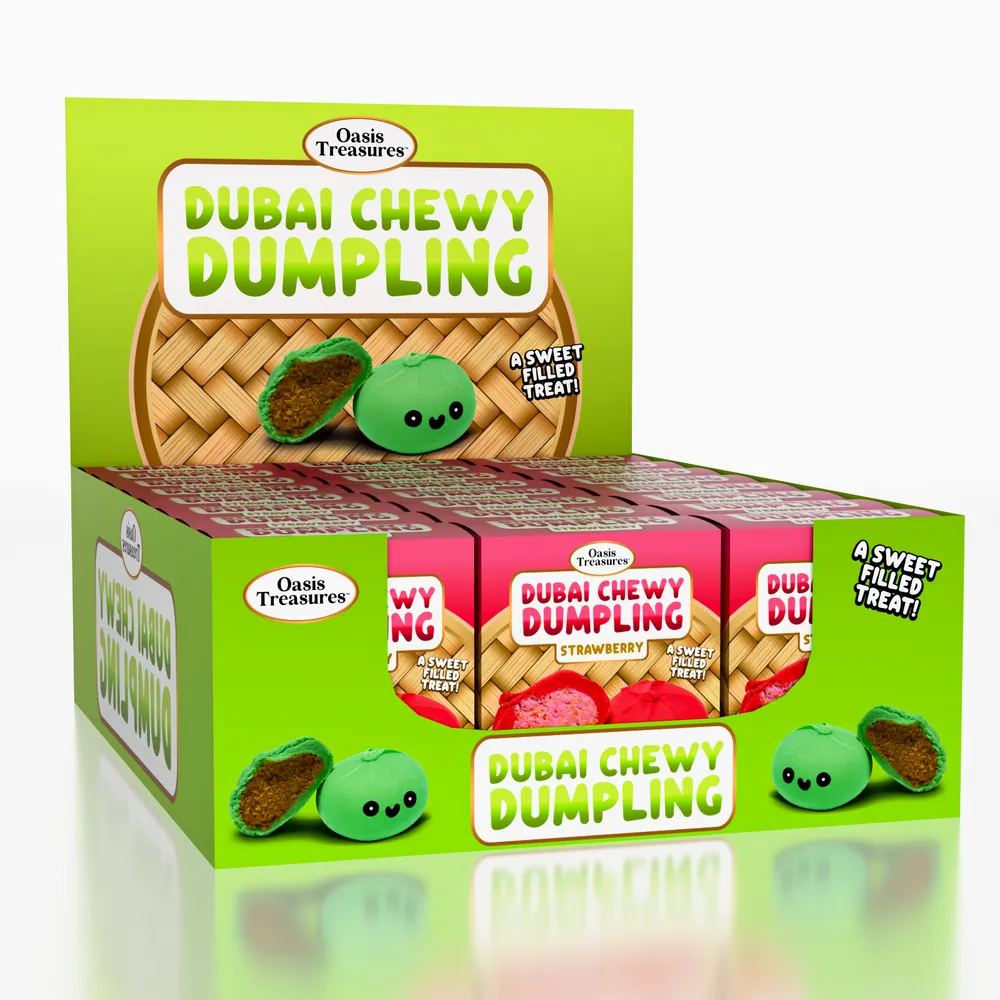 Dubai Dumpling Strawberry Flavor Korean Chewy Cookie by Oasis Treasures (90g) — photo 5