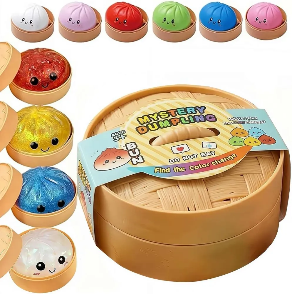 Dumpling Squishies Glitter Mystery Box (10 Colors)
