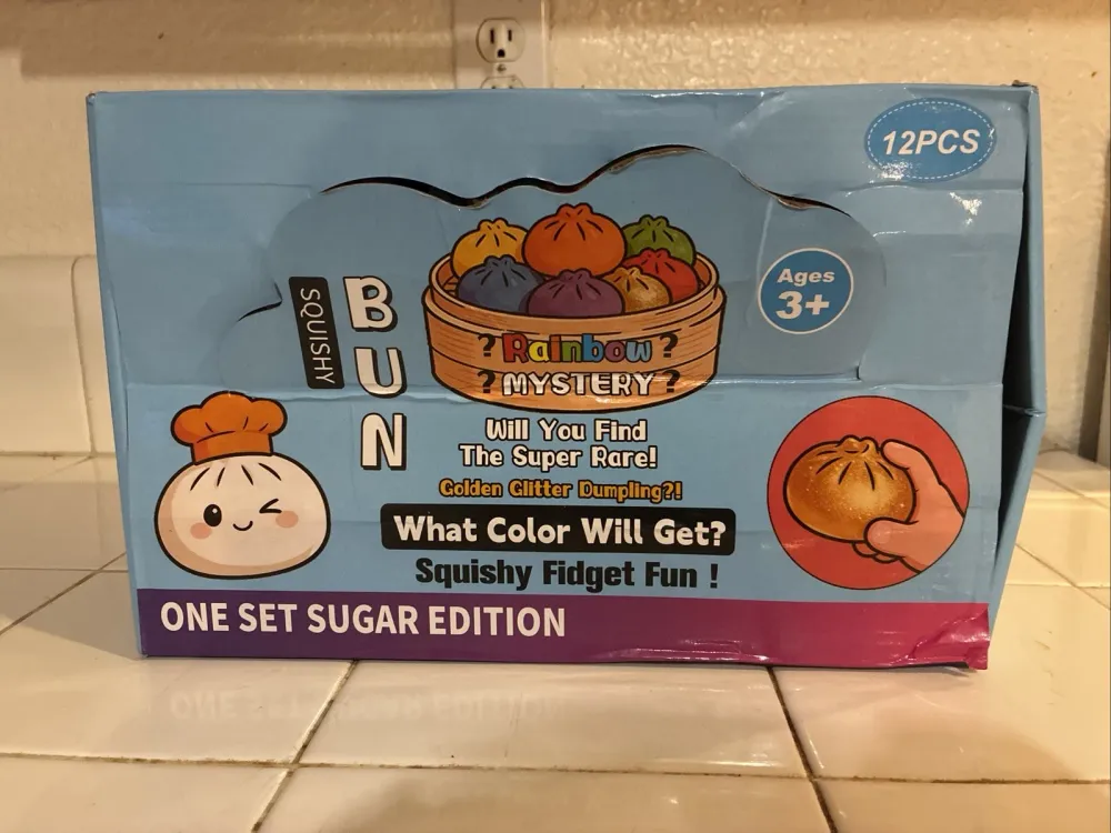 Dumpling Rainbow Mystery Squishy Bun Sugar Edition Box (12 Buns)