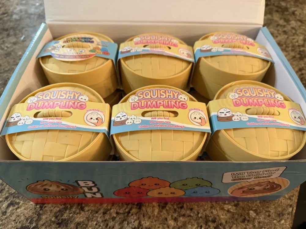 Dumpling Squishy 12 Pack Lot with Butter Sticks