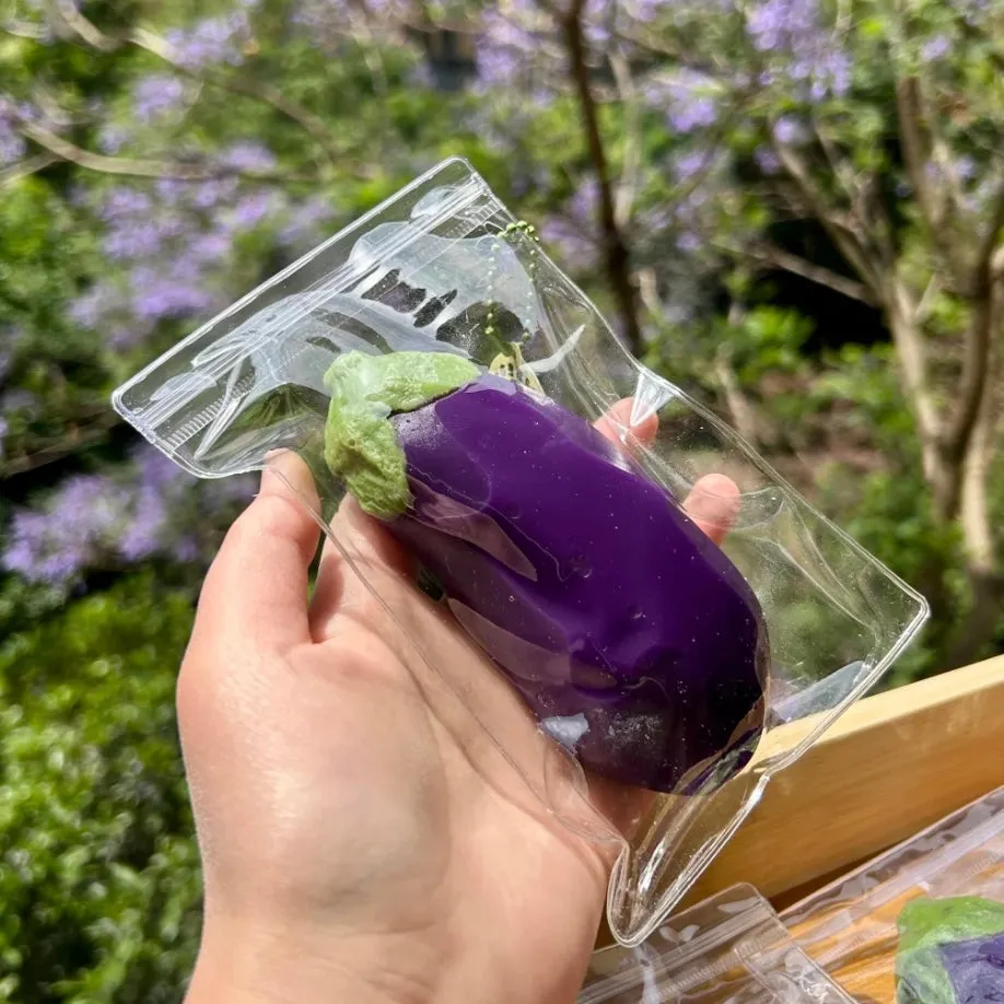 🍆 Eggplant Squishy Stress Relief Decompression Toy — photo 2