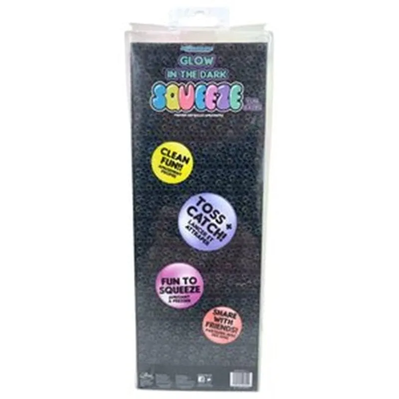 Expressions Glow In The Dark Squeeze Ball Fidget Toys – Stress Relief Sensory Toy — photo 2