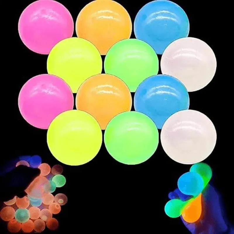Expressions Glow In The Dark Squeeze Ball Fidget Toys – Stress Relief Sensory Toy — photo 5