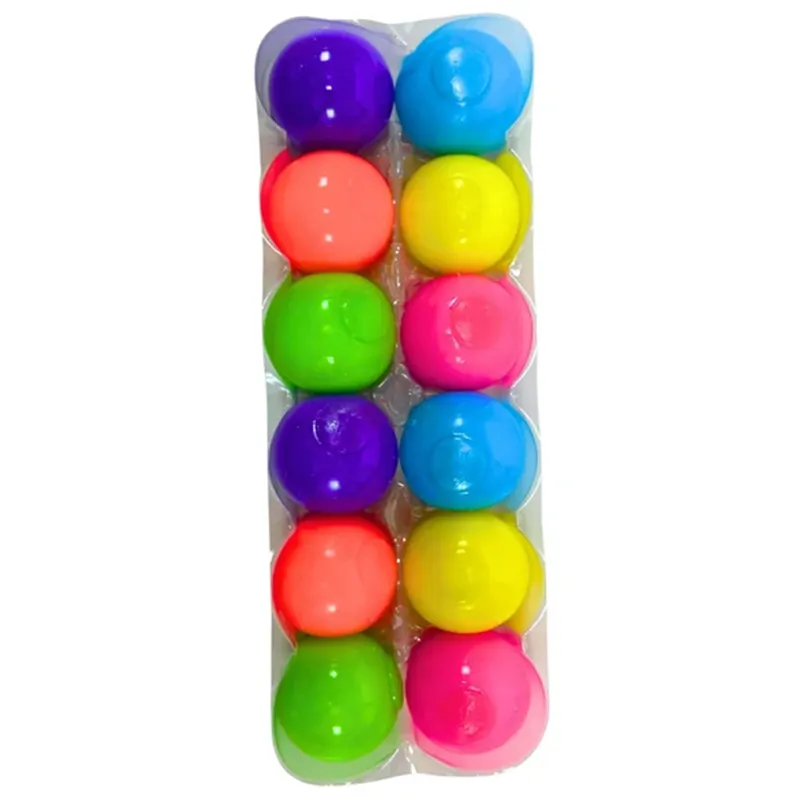 Expressions Rainbow Squeeze Ball Fidget Toys – Colorful Stress Relief Sensory Squishy Set — photo 4