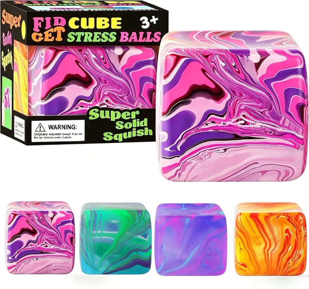 Fidget Toys Squeeze Stress Cube Ice