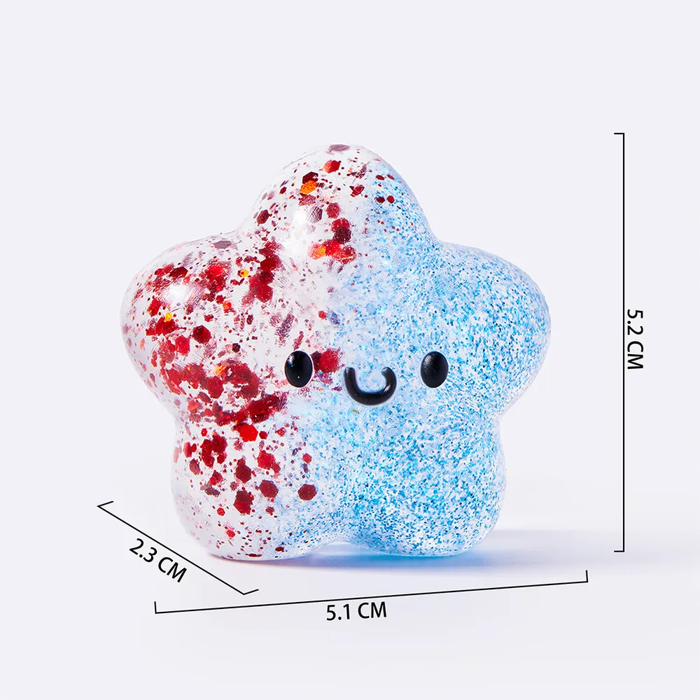 Firework Glitter Star Taba Squishy — photo 2