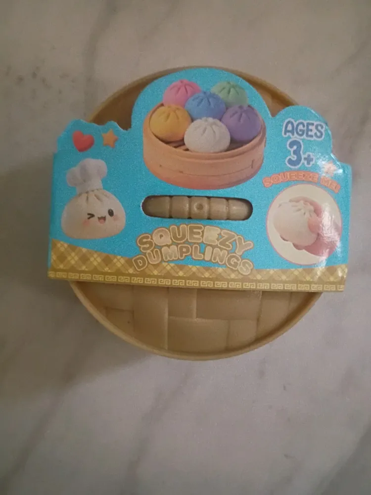 Five-Below Mystery Squishy Bun Dumpling Rare Glitter Limited Edition