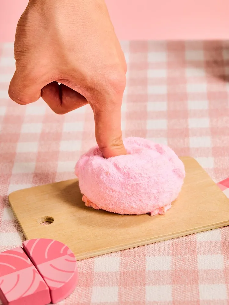 Floced Pink Chick Taba Squishy — photo 5