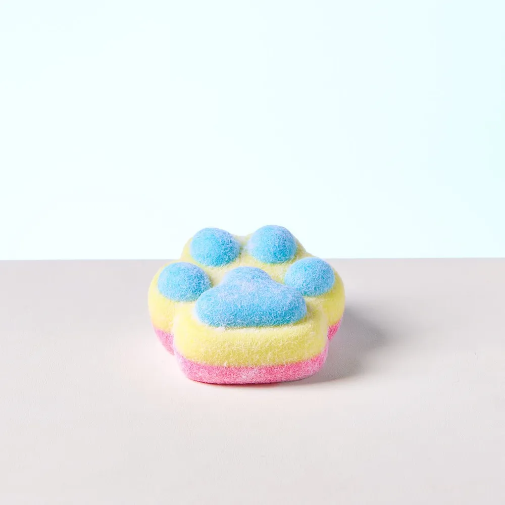 Flocked Big Paw Taba Squishy