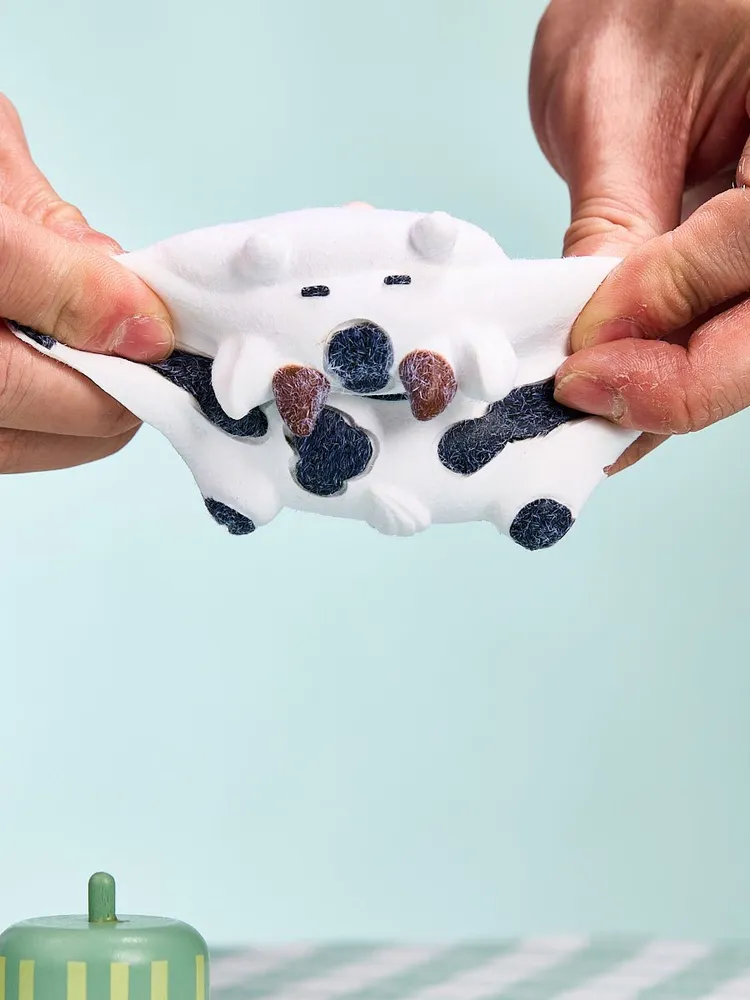 Flocked Cow Taba Squishy — photo 3