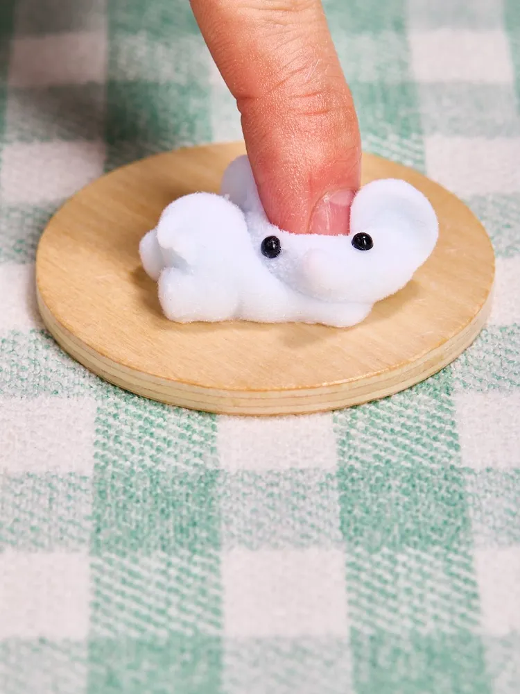 Flocked Cute Elephant Taba Squishy — photo 3