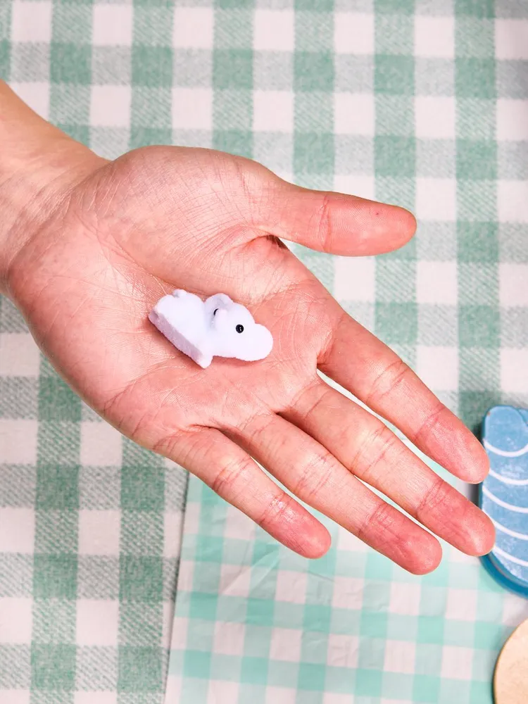 Flocked Cute Elephant Taba Squishy — photo 4