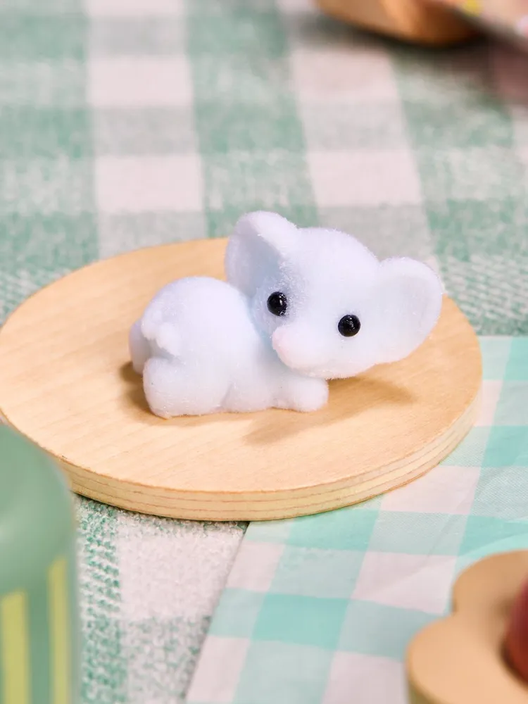 Flocked Cute Elephant Taba Squishy — photo 6