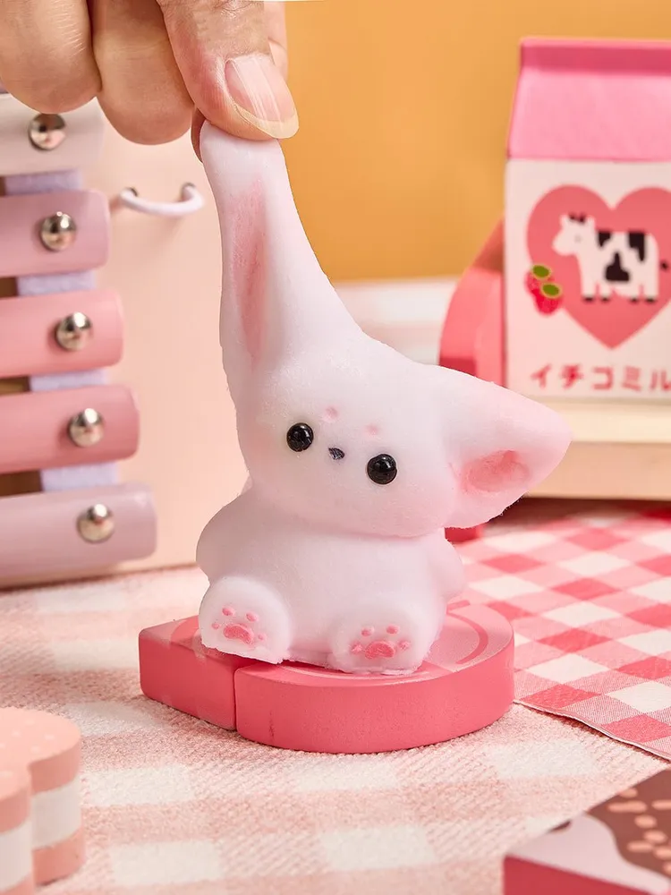 Flocked Cute Fox Taba Squishy — photo 3