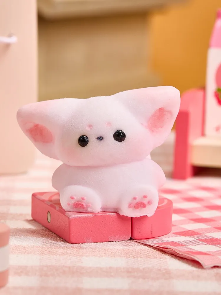 Flocked Cute Fox Taba Squishy — photo 6