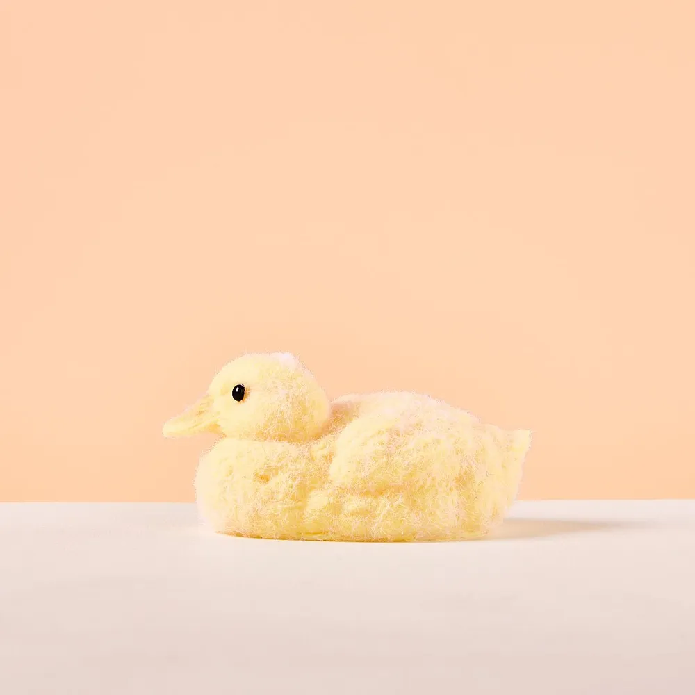 Flocked Duck Taba Squishy