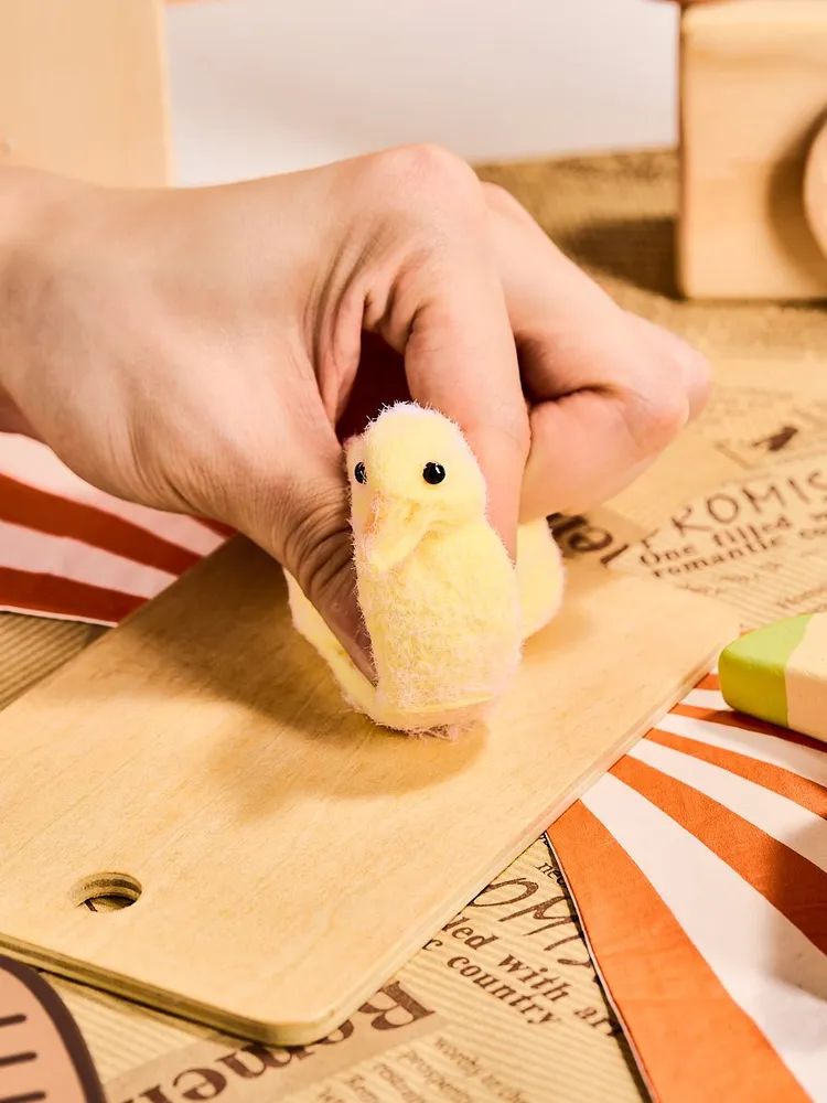 Flocked Duck Taba Squishy — photo 2