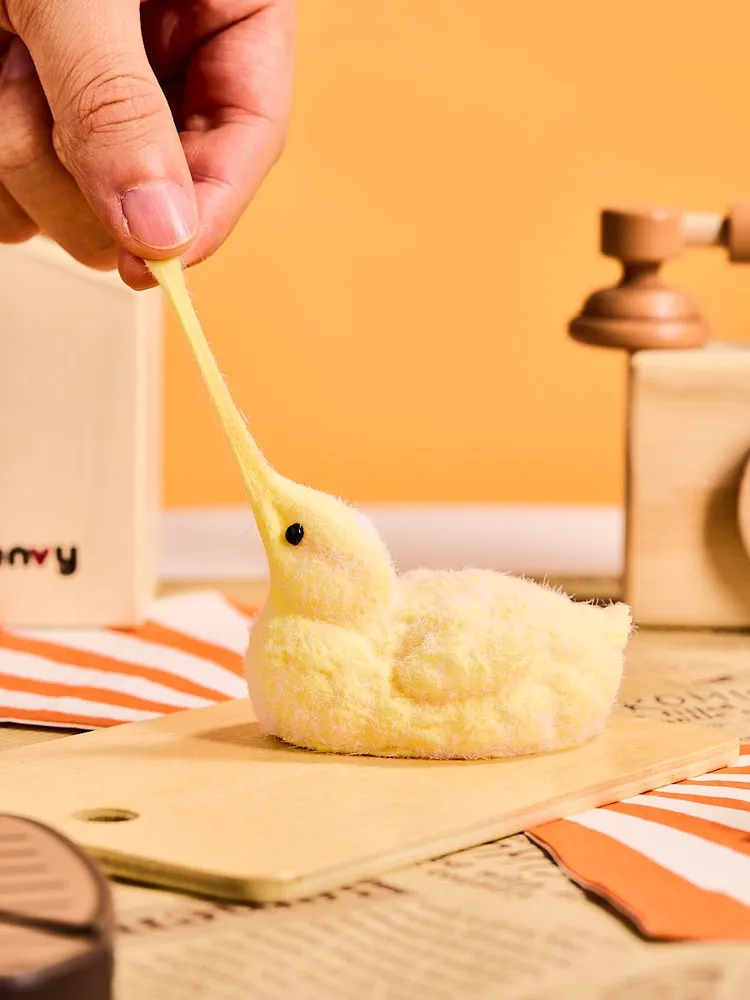 Flocked Duck Taba Squishy — photo 3