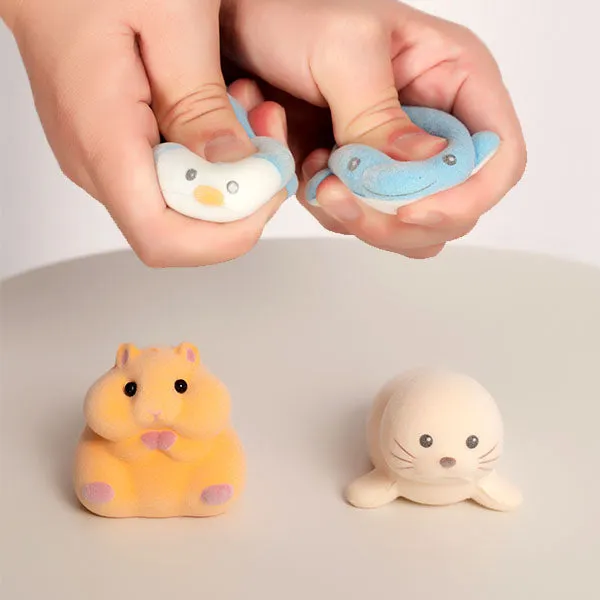 Flocked Foam Squishies Fidget Toy Character