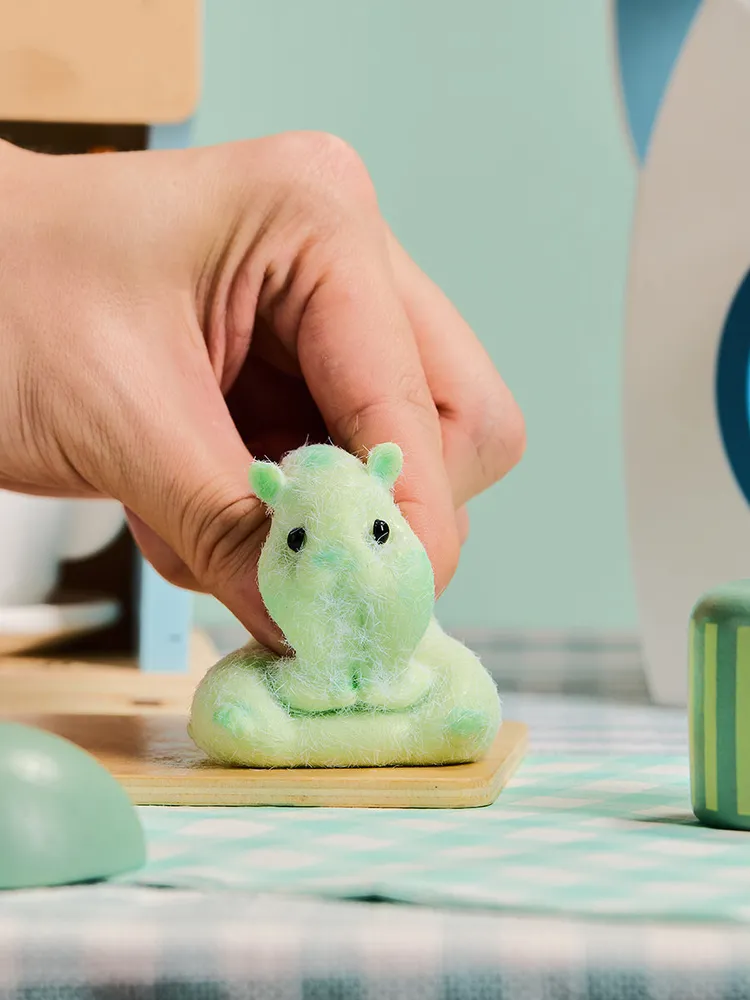 Flocked Hamster Taba Squishy — photo 3