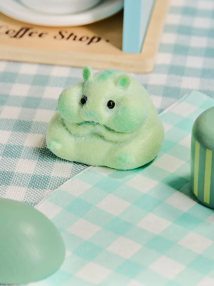 Flocked Hamster Taba Squishy — photo 5