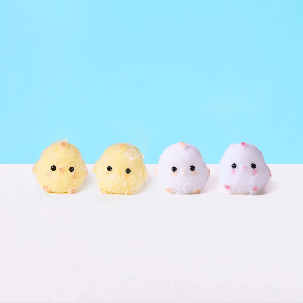 Flocked Mini Chick Set Taba Squishy