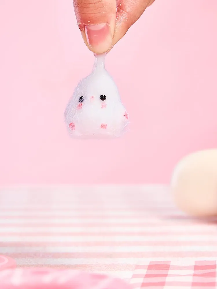 Flocked Mini Chick Taba Squishy — photo 2