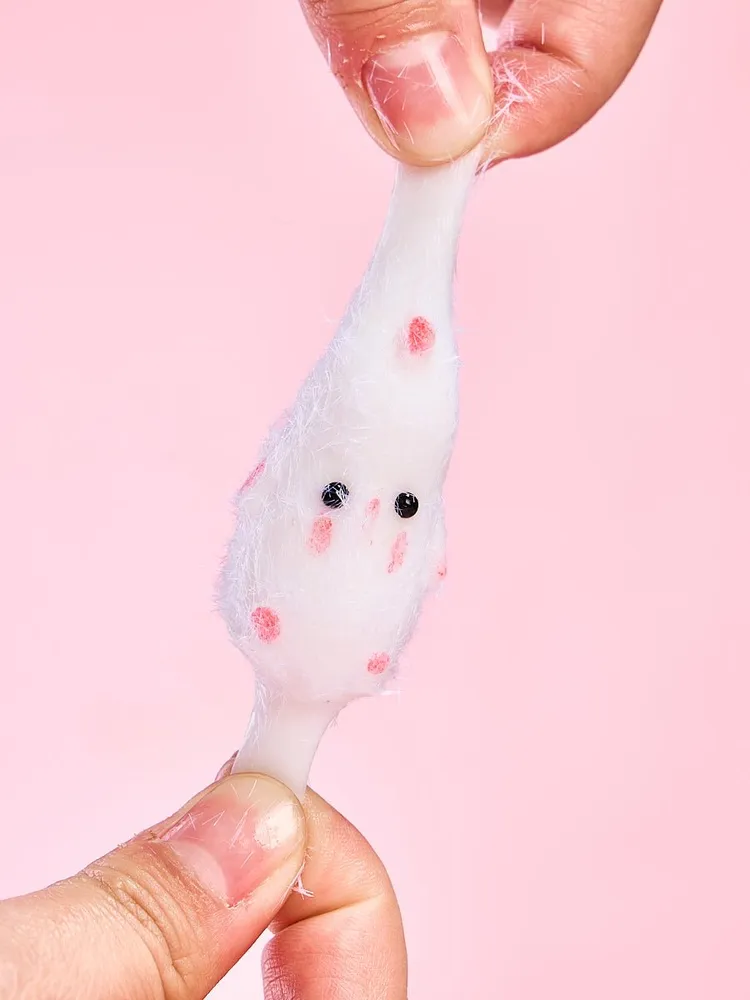 Flocked Mini Chick Taba Squishy — photo 3