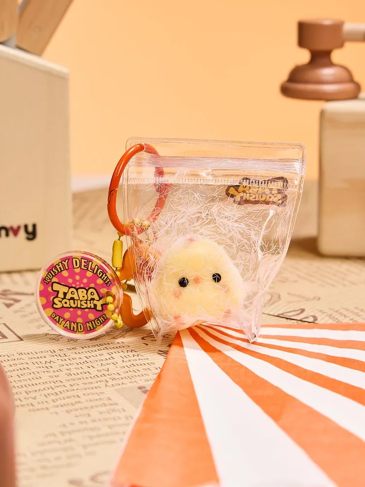 Flocked Mini Cute Chick Taba Squishy — photo 5