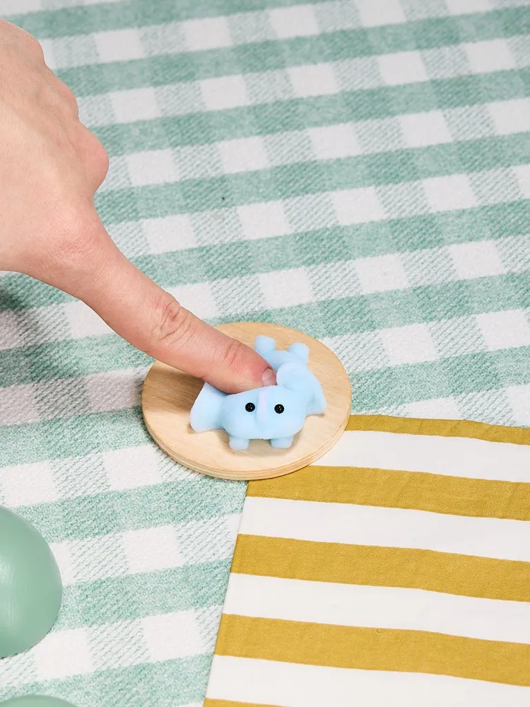 Flocked Mini Elephant Taba Squishy — photo 4
