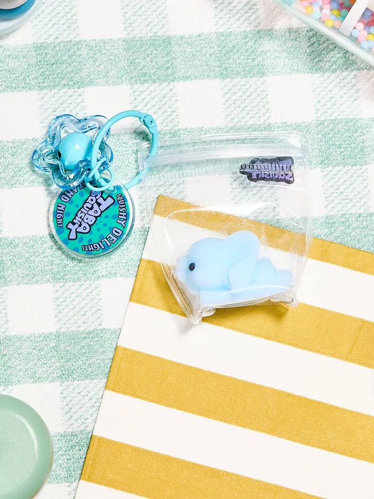 Flocked Mini Elephant Taba Squishy — photo 6