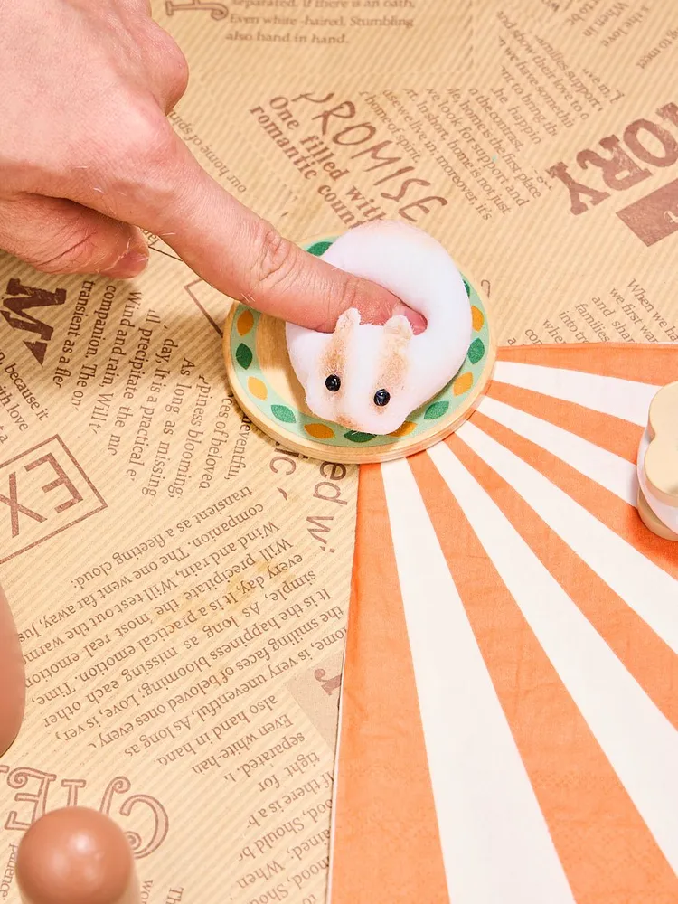 Flocked Mini Guinea Pig Taba Squishy — photo 3