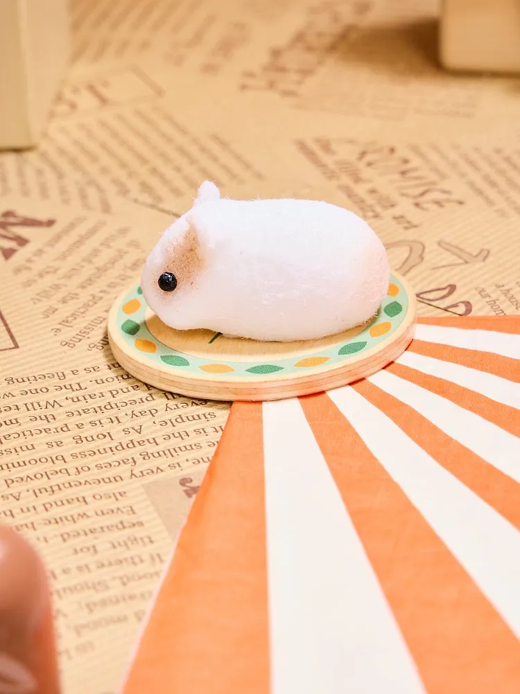 Flocked Mini Guinea Pig Taba Squishy — photo 6