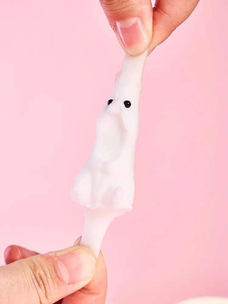 Flocked Mini Hamster Taba Squishy — photo 2