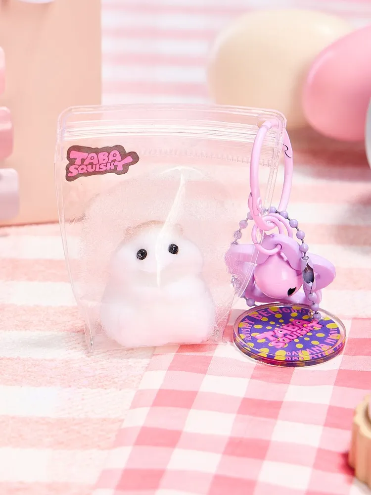 Flocked Mini Hamster Taba Squishy — photo 5