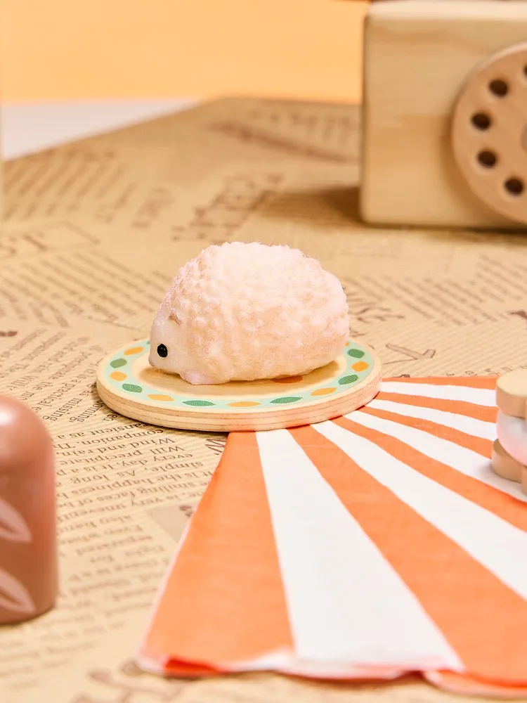 Flocked Mini Hedgehog Taba Squishy — photo 6