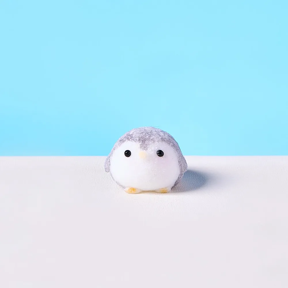 Flocked Mini Penguin Taba Squishy