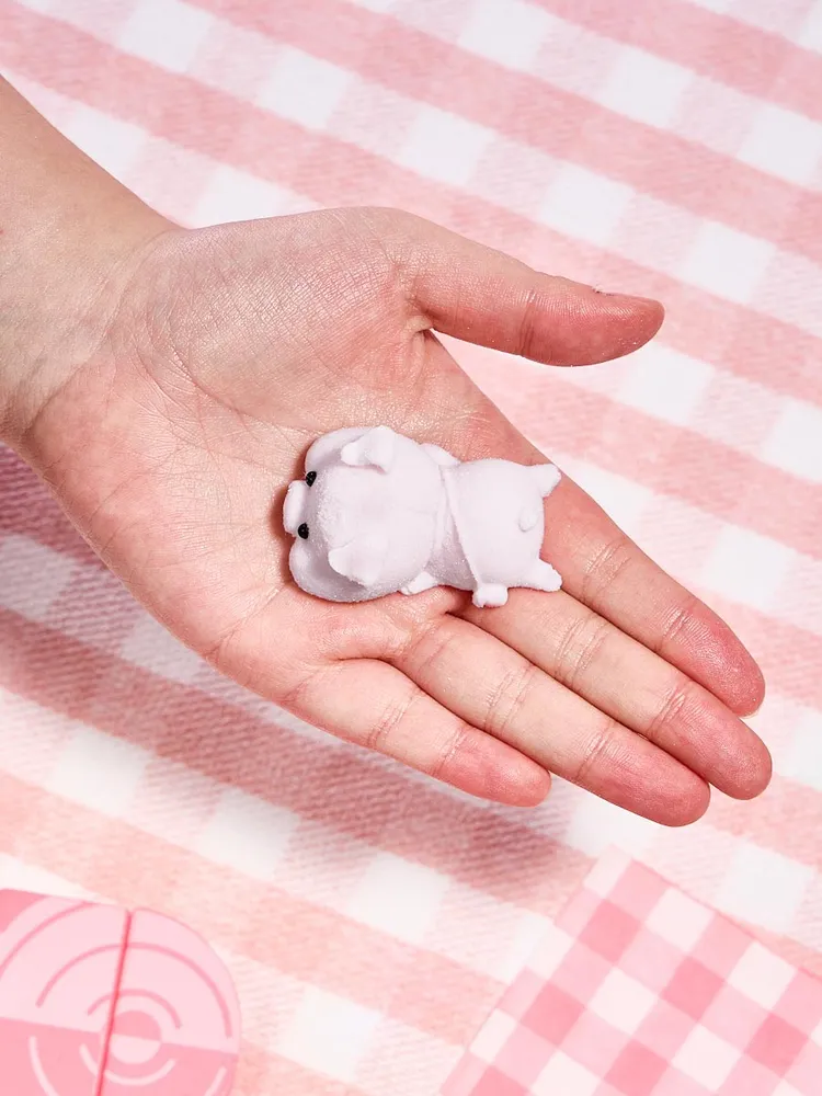Flocked Mini Pink Pig Taba Squishy — photo 4