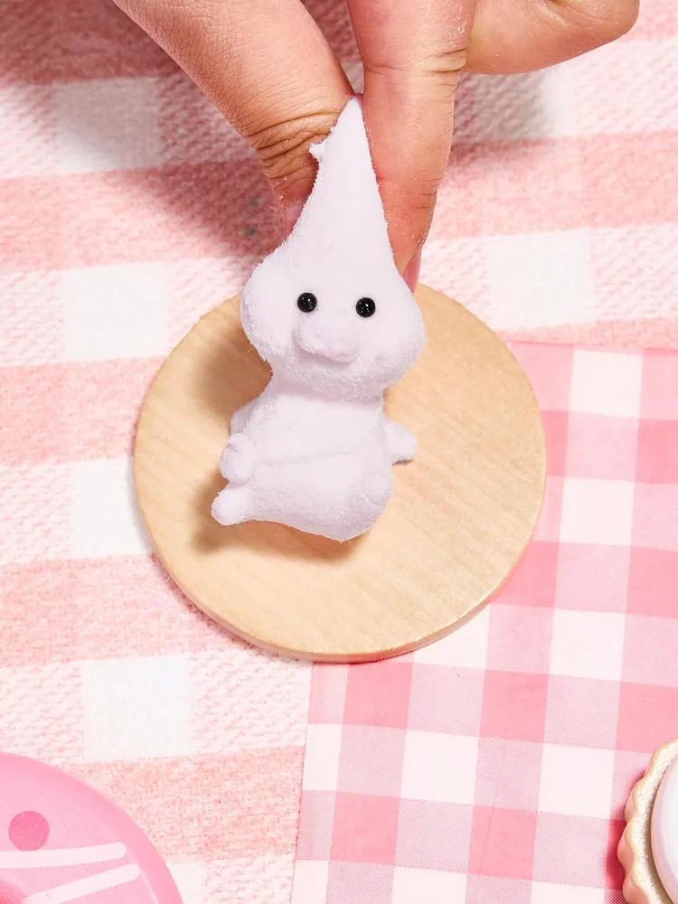 Flocked Mini Pink Pig Taba Squishy — photo 6