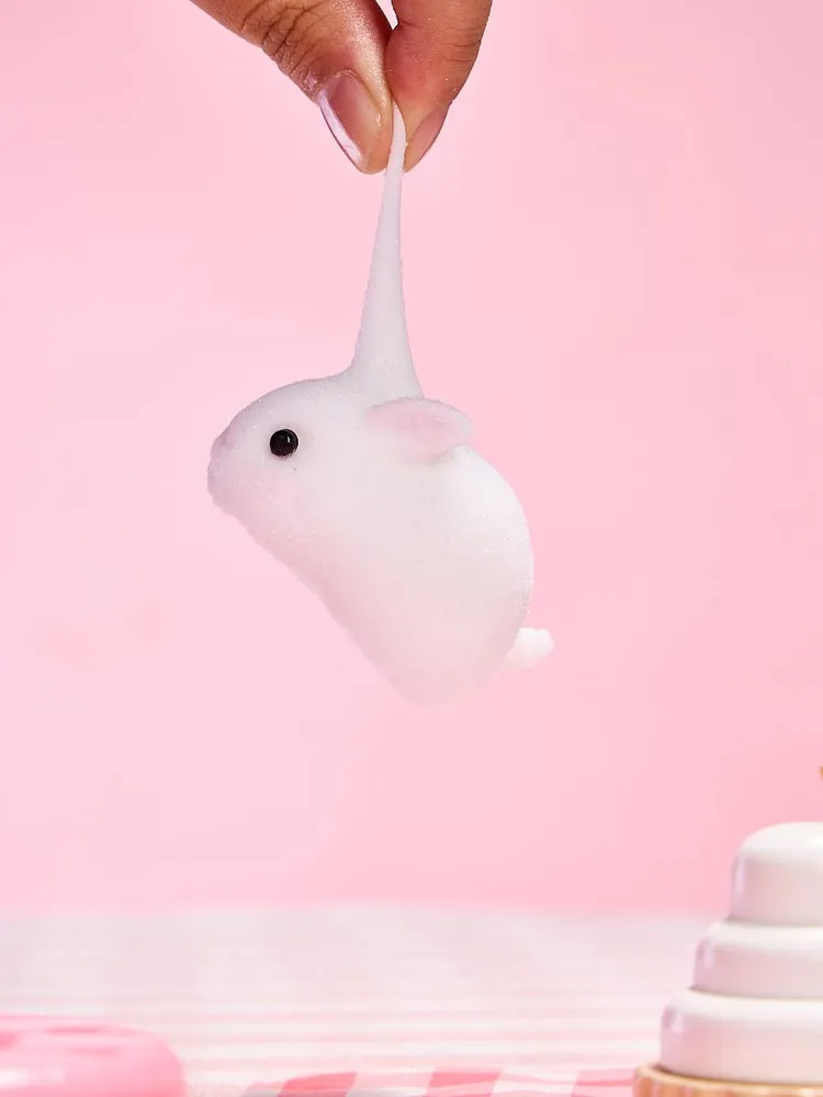 Flocked Mini Rabbit Taba Squishy — photo 2