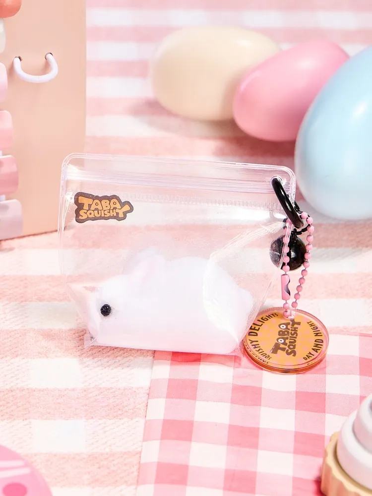 Flocked Mini Rabbit Taba Squishy — photo 5