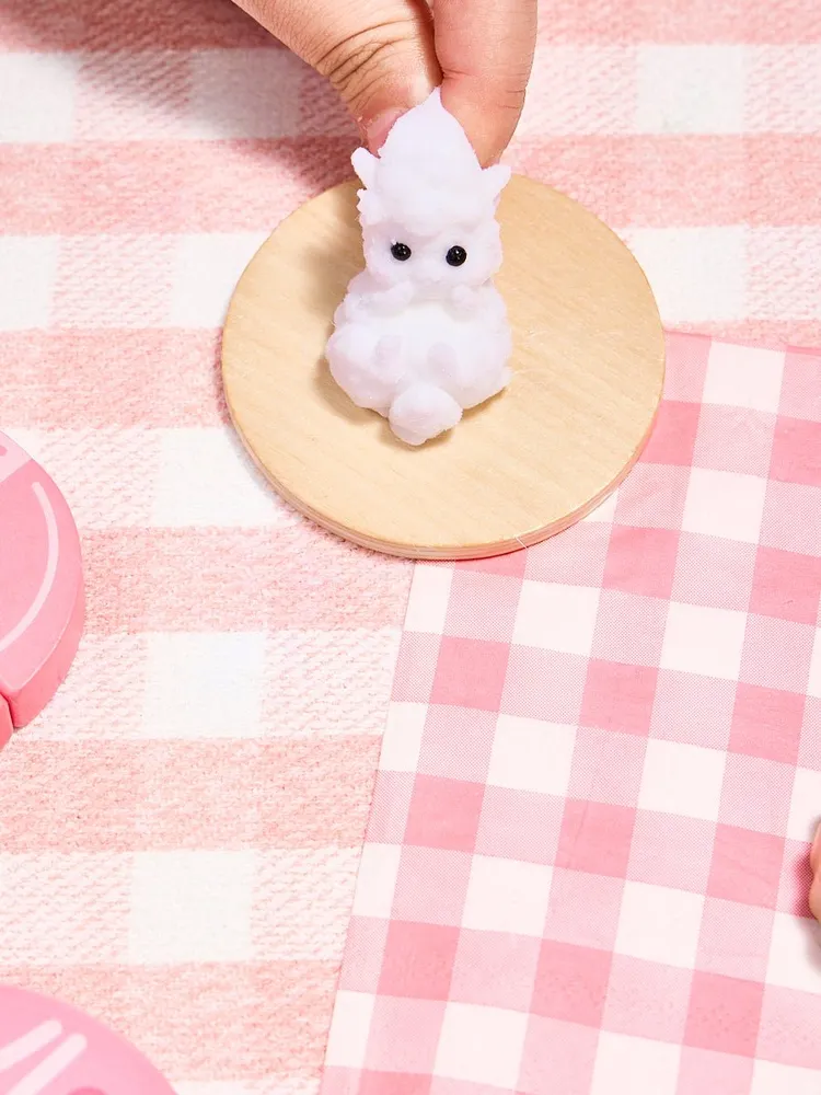 Flocked Mini White Lamb Taba Squishy — photo 6