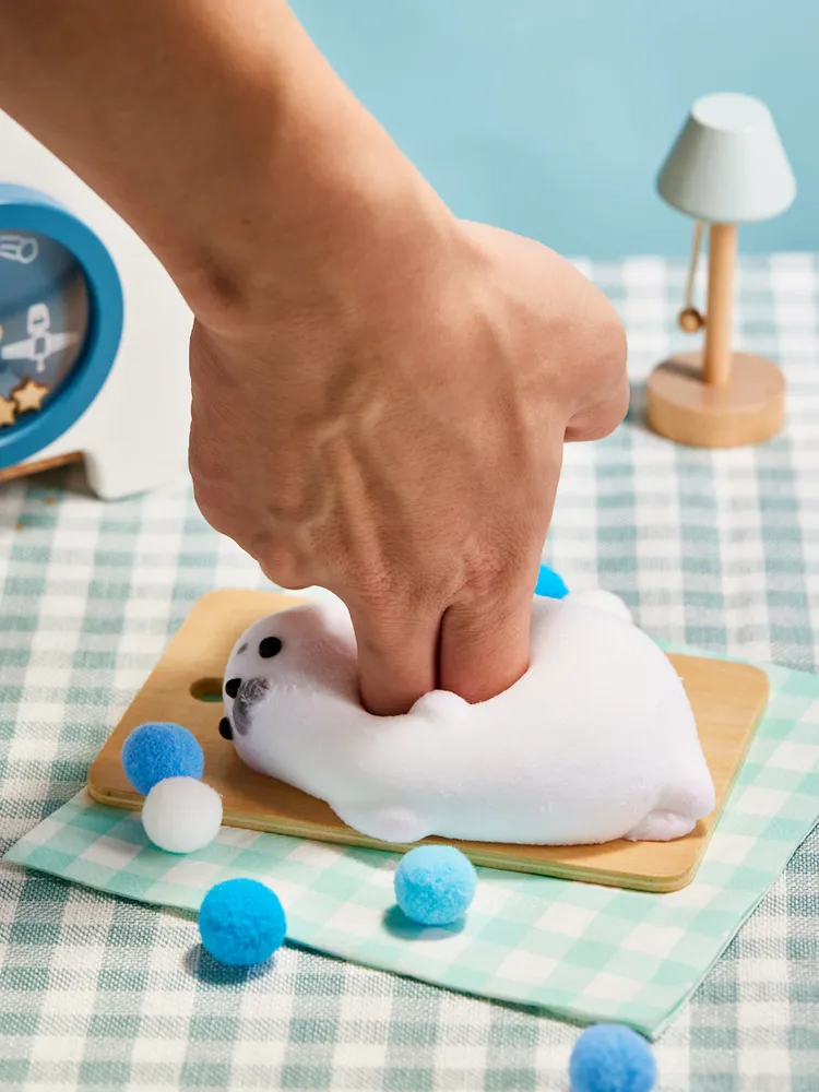 Flocked Seal Taba Squishy — photo 3