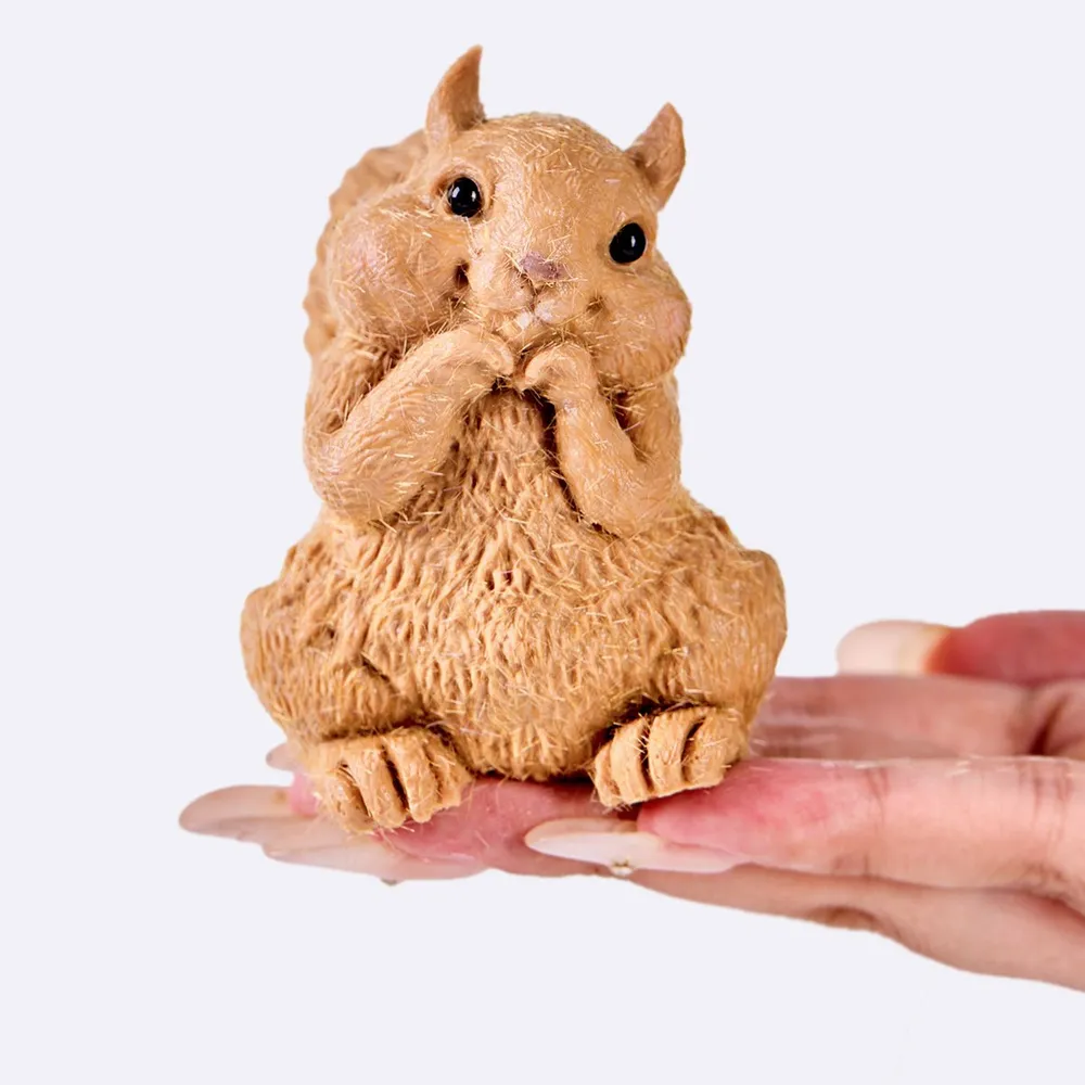 Flocked Squirrel Taba Squishy — photo 4