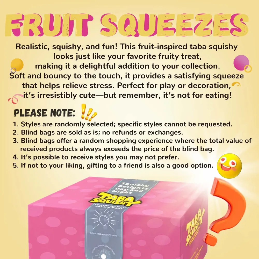 Fruit Blind Bag Taba Squishy — photo 2