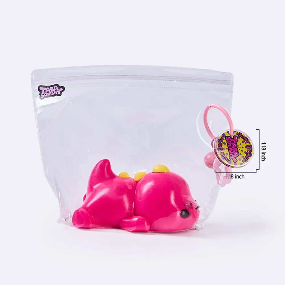 Fuchsia Dinosaur Taba Squishy — photo 6