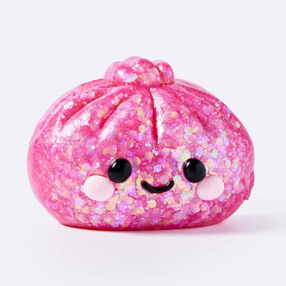 Fuchsia Glitter Dumpling